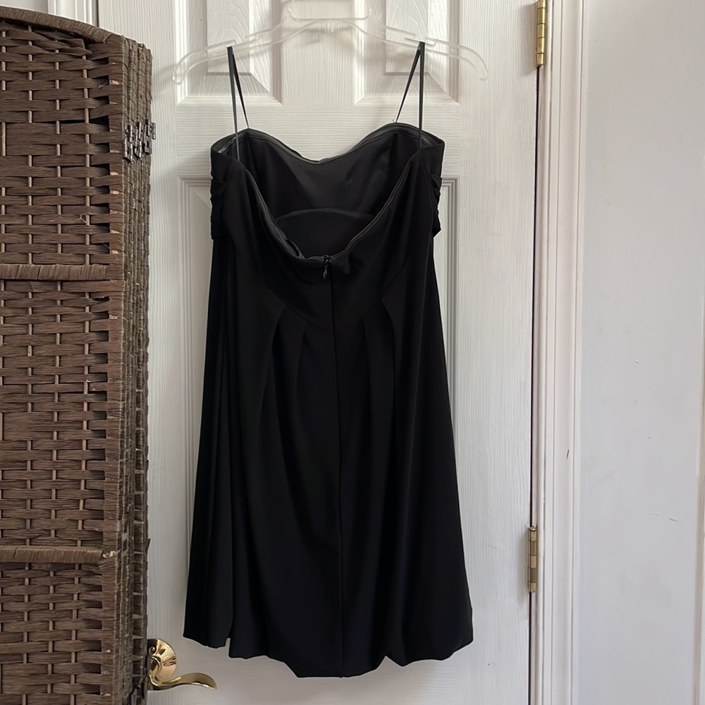 Strapless Black Bubble Dress - Picture 8 of 9